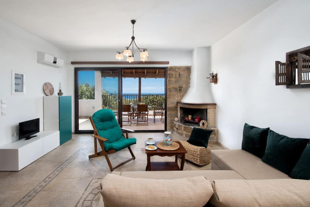 Cedrus And Sea, Beachfront House, Gennadi, Rhodes Exterior foto